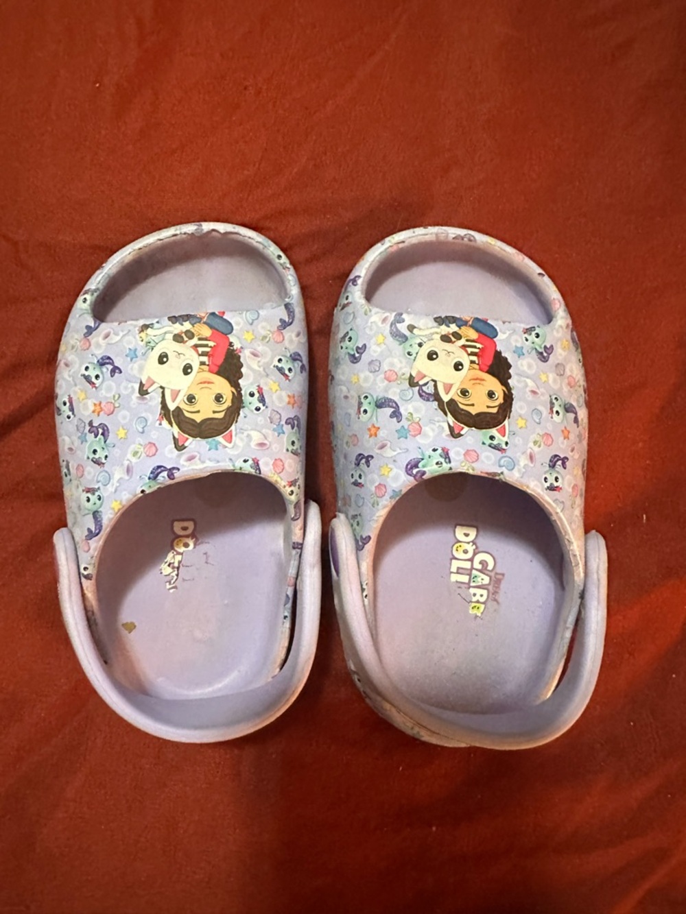 Girls' Lilac Gabby’s Dollhouse Clog Sandals with Heel Strap